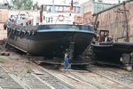 Servicetermin: Schlepper im Dock
